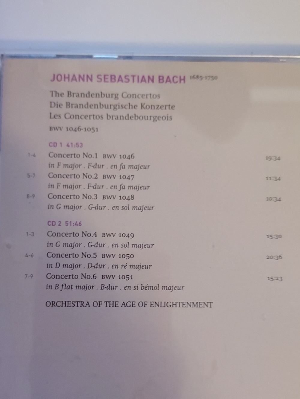 Classical Music Bach 5 CD Set Collection Bundle - Picture 5 of 7